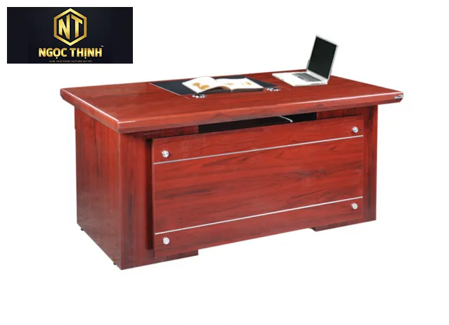 Bàn lãnh đạo cấp trung mặt hình chữ nhật có bàn phím ET1600E Bàn lãnh đạo cấp trung mặt hình chữ nhật có bàn phím ET1600E